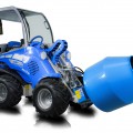 Multione-cement-mixer for mini loaders