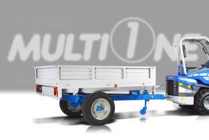 Multione-trailer for mini loader