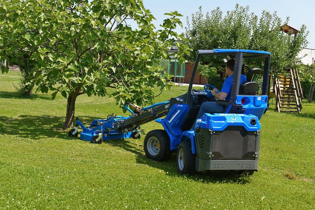 MultiOne mini loader 6 series with lawn mower 1