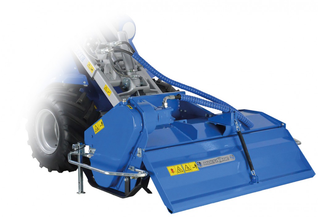 rotary tiller side