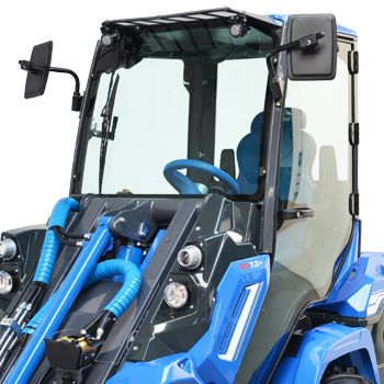 Fully enclosed cab (glass)