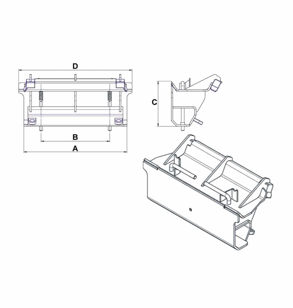 Skid-Steer Attachment Adapter Plate